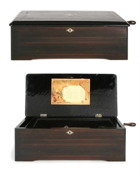 Lot image - Swiss Cylinder Music Box