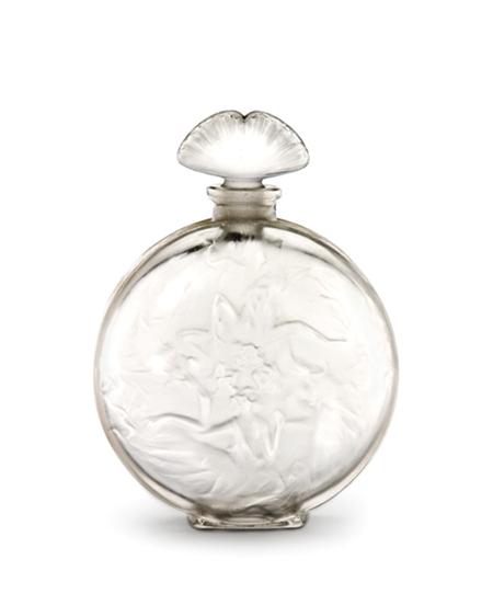 Lot image - Lalique Molded and Frosted Glass Rosace Figurines