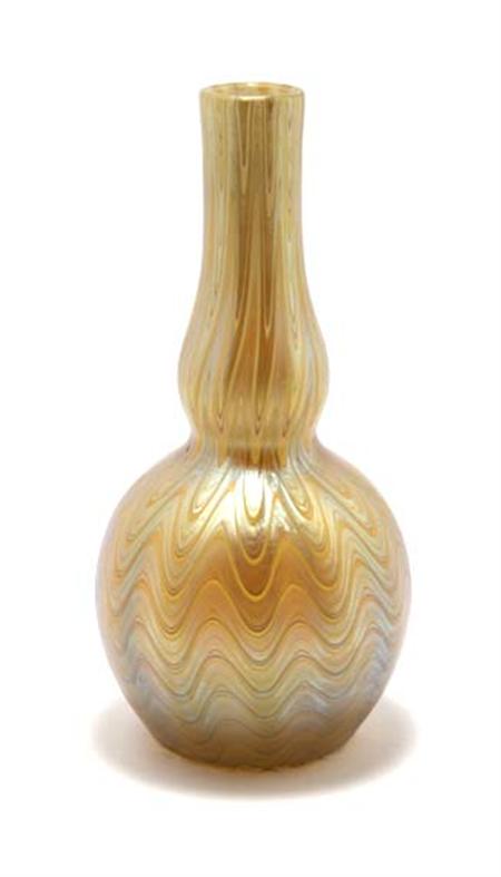 Lot image - Loetz Iridescent Glass Vase
