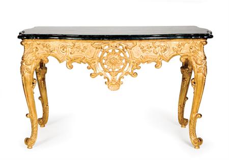 Lot image - Regence Style Gilt-Wood Console