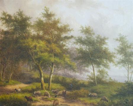 Lot image - Jan Evert Morel II (coll. with Franz van Severdonck, Belgian, 1809-1889)