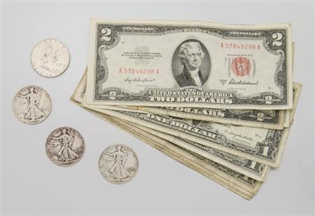 Lot image - Assorted U.S. Coins and Currency