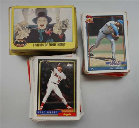 Lot image - Group of Baseball and Batman Cards