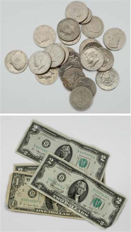 Lot image - Group of U.S. Coins and Currency