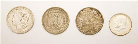 Lot image - Group of Jewelry and U.S. Coins