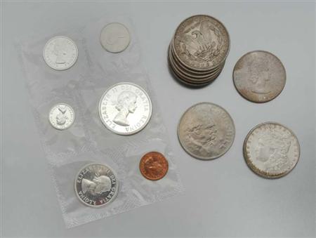Lot image - Assorted Group of Proof Sets and Coins