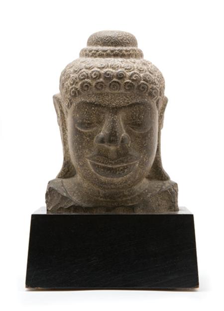 Lot image - Khmer Stone Head