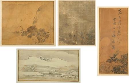 Lot image - Group of Japanese Paintings and Prints
