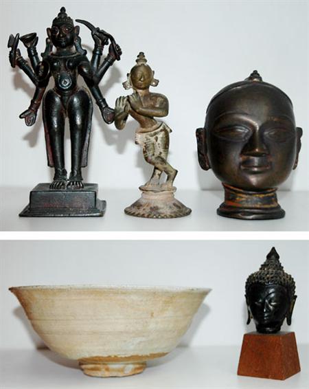 Lot image - Group of Four Asian Bronze Sculptures