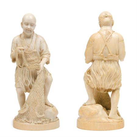 Lot image - Japanese Ivory Okimono