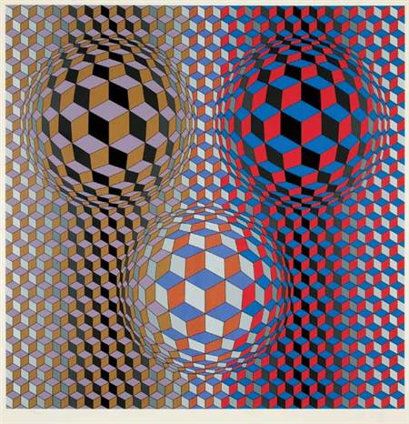 Lot image - Victor Vasarely