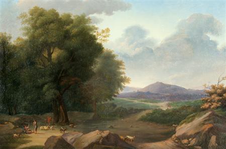 Lot image - Manner of Claude Lorrain