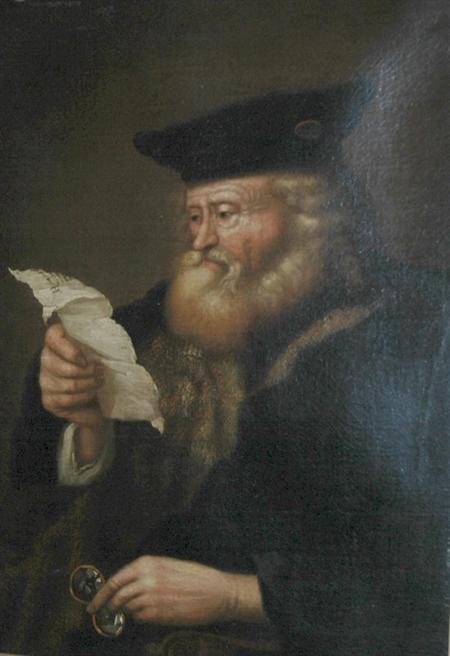 Lot image - Follower of Rembrandt van Rijn Old Man Reading