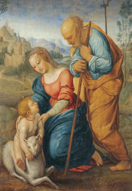 Lot image - After Raphael 17th Century The Holy Family