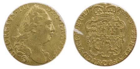 Lot image - Great Britain, 1775 One Guinea