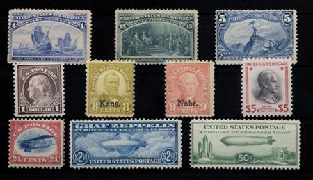 Lot image - United States and German Stamps in Twelve Volumes