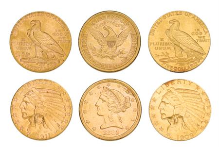 Lot image - $10 Liberty, Two Coins