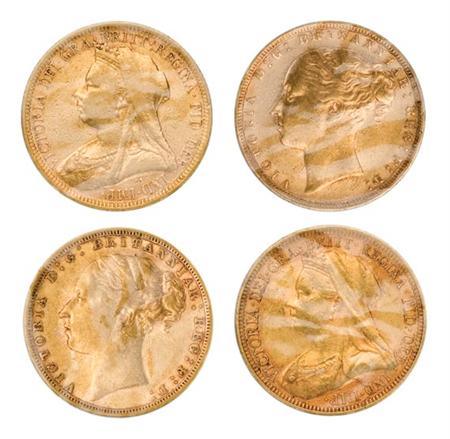 Lot image - Great Britain, Victoria Sovereigns