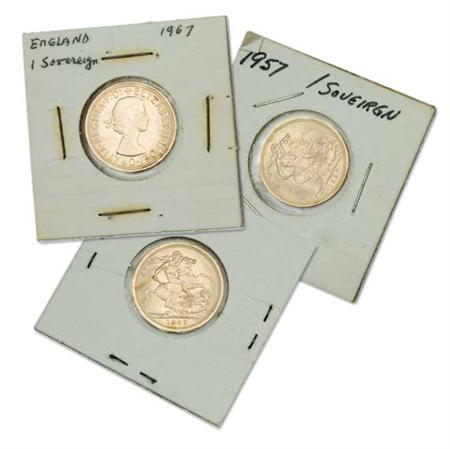 Lot image - Great Britain, Elizabeth II Gold Sovereigns