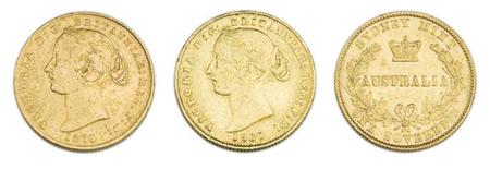 Lot image - Australia, Gold Sovereigns