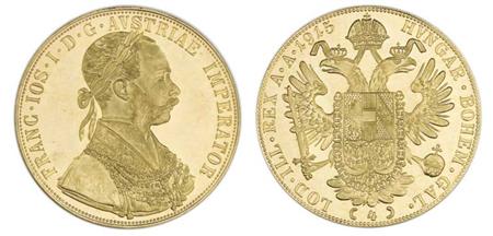 Lot image - Austria, Eight Gold Coins