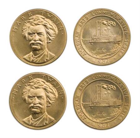 Lot image - American Arts Gold Medallions