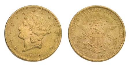 Lot image - 1899 $20 Liberty Head