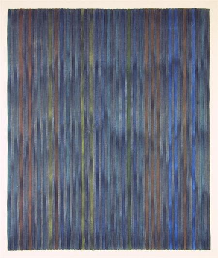 Lot image - Gene Davis American, 1920-1985 Black Friar, 1978