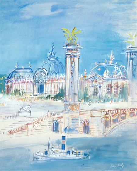 Lot image - Jean Dufy French, 1888-1964 Paris, Le Pont Alexandre III