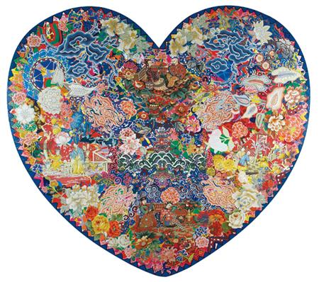 Lot image - Miriam Schapiro American, b. 1923 Pagoda, 1982