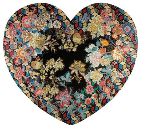 Lot image - Miriam Schapiro American, b. 1923 Baby Block Bouquet, 1981