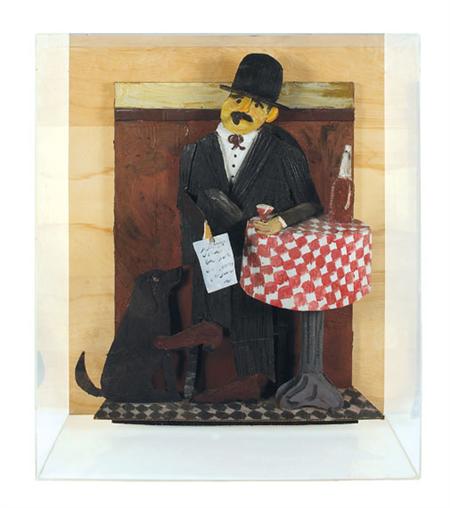 Lot image - Red Grooms American, b. 1937 Apollinaire, 1963