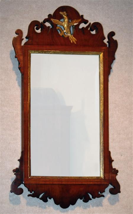 Lot image - Federal Inlaid Mahogany Mirror