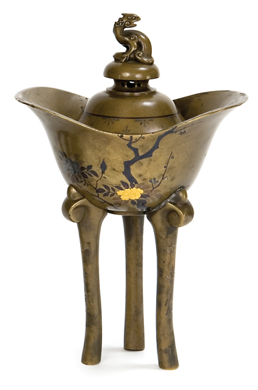 Lot image - Japanese Bronze Censer