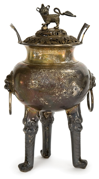 Lot image - Chinese Silver Censer