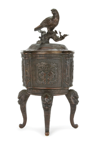 Lot image - Japanese Bronze Censer