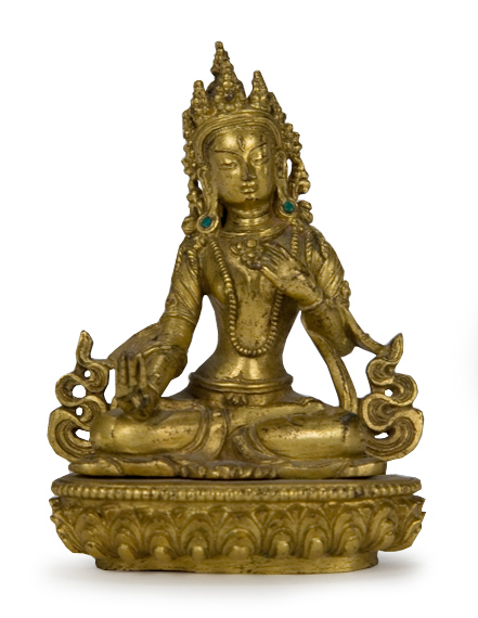 Lot image - Nepalese Gilt-Bronze Figure of Sitatara