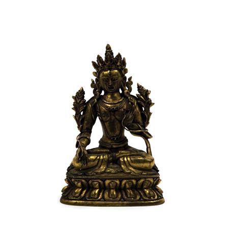 Lot image - Tibetan Bronze Figure of Tara