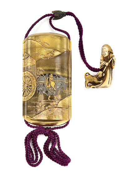 Lot image - Japanese Five-Case Inro