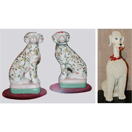 Lot image - Group of Ceramic Dogs