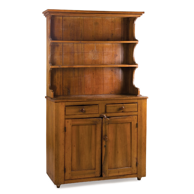 Lot image - American Cherry and Maple Hutch