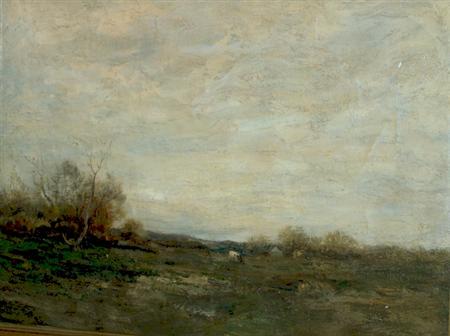 Lot image - Charles Paul Gruppe American, 1860-1940 November Day