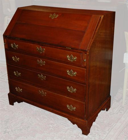 Lot image - Chippendale Mahogany Slant-Front Desk