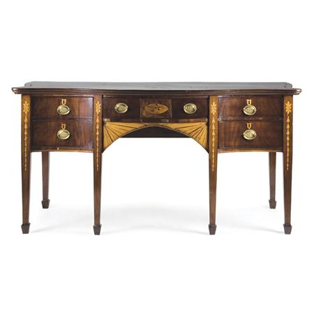 Lot image - Federal Inlaid Mahogany Sideboard