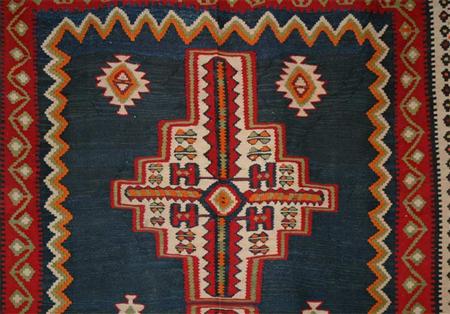 Lot image - Qashqai Kilim Carpet