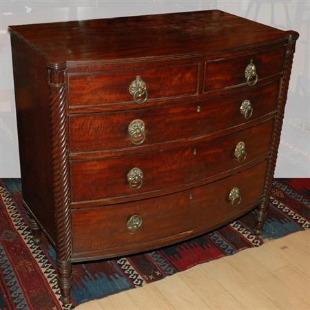 Lot image - Federal Mahogany Chest of Drawers