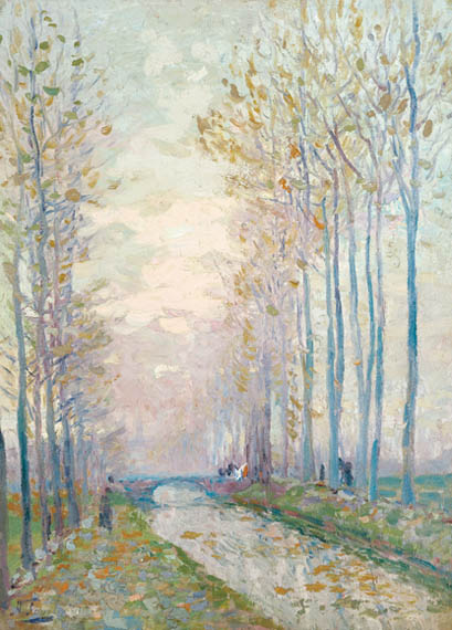 Lot image - Elie Anatole Pavil Ukranian/French, 1873-1948 Canal de lOurcq