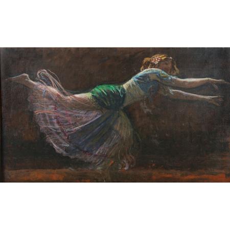 Lot image - Charles Yardley Turner American, 1850-1919 Exotic Dancer