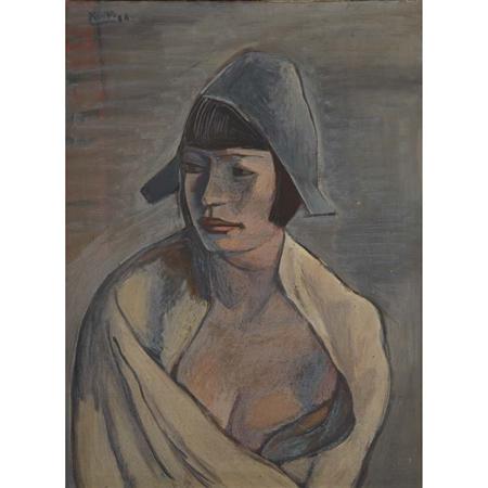 Lot image - George (Karpeles) Kars Czechoslovakian, 1882-1945 Young Model, 1928