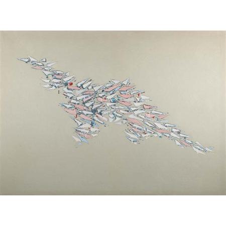 Lot image - Robert Arthur Goodnough American, b. 1917 Blue, Red